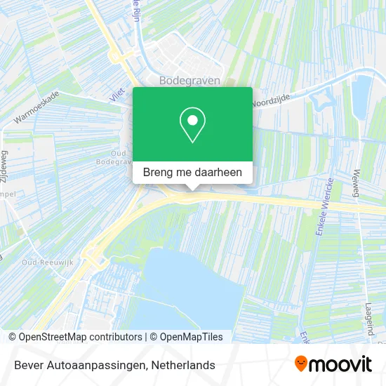 Bever Autoaanpassingen kaart