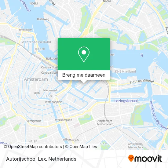 Autorijschool Lex kaart