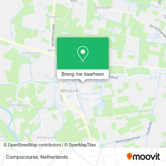 Compucourse kaart