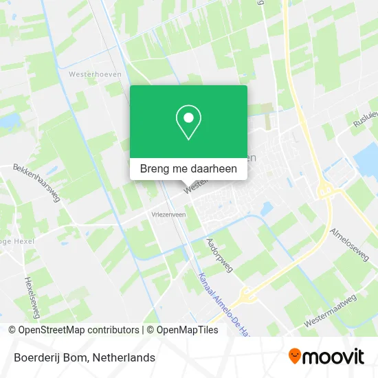 Boerderij Bom kaart