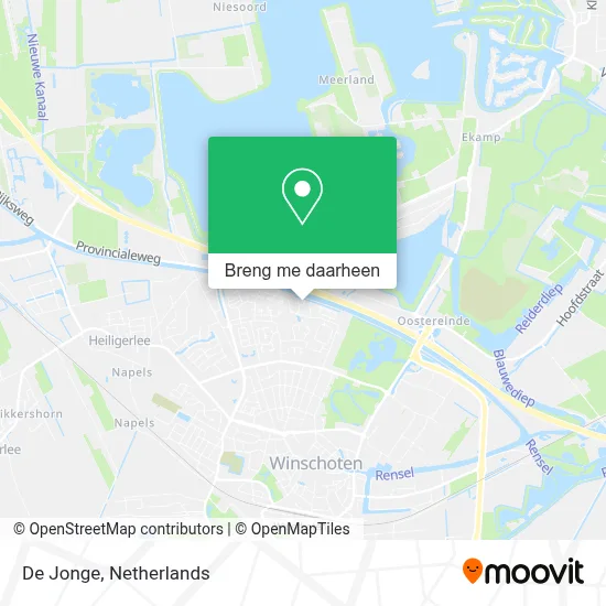 De Jonge kaart