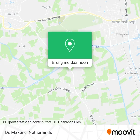 De Makerie kaart