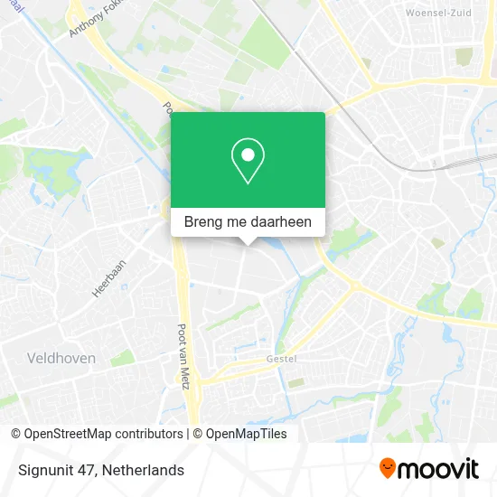 Signunit 47 kaart
