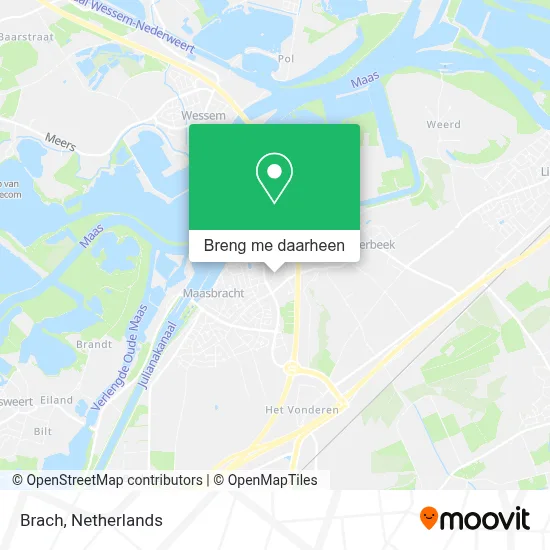 Brach kaart