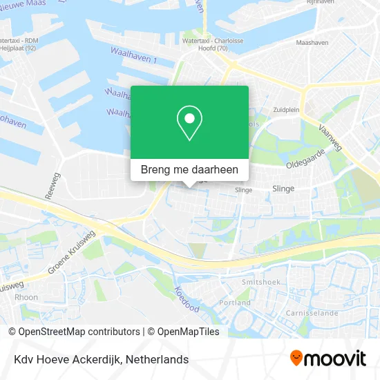 Kdv Hoeve Ackerdijk kaart