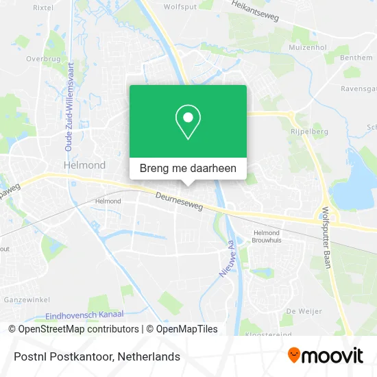 Postnl Postkantoor kaart