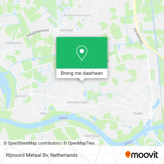 Rijnoord Metaal Bv kaart