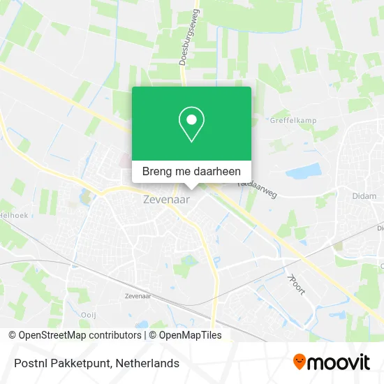 Postnl Pakketpunt kaart