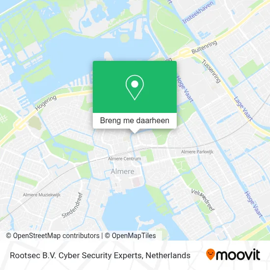 Rootsec B.V. Cyber Security Experts kaart