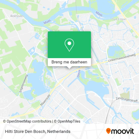 Hilti Store Den Bosch kaart