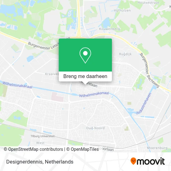 Designerdennis kaart