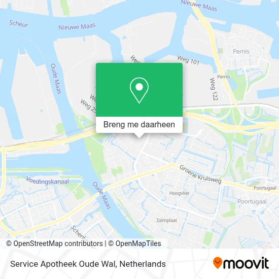 Service Apotheek Oude Wal kaart