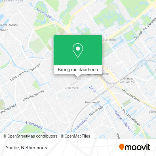 Yoshe kaart