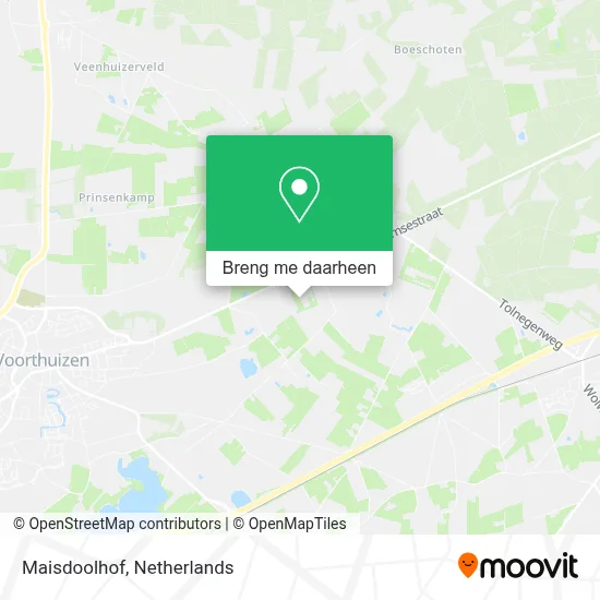 Maisdoolhof kaart