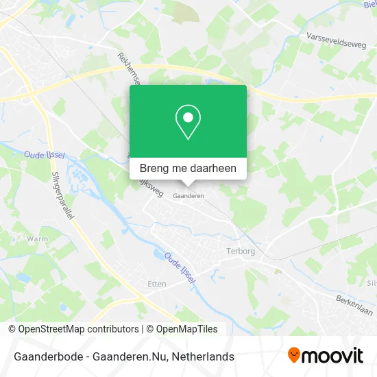 Gaanderbode - Gaanderen.Nu kaart