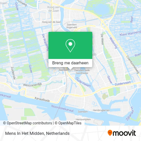 Mens In Het Midden kaart