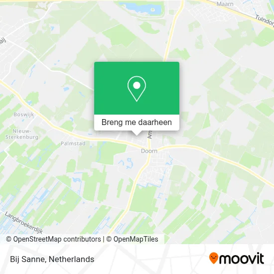 Bij Sanne kaart