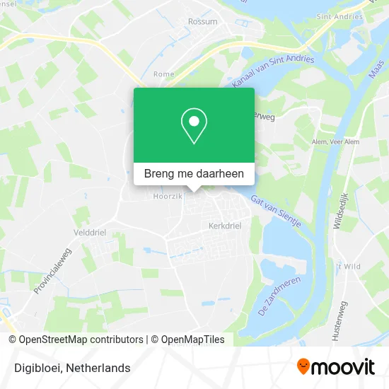 Digibloei kaart