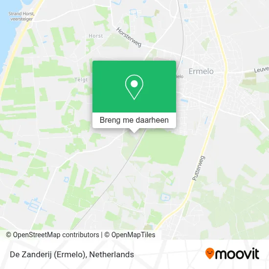 De Zanderij (Ermelo) kaart