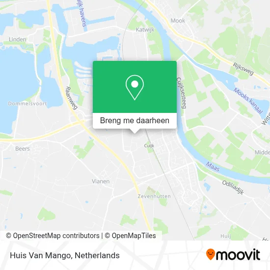 Huis Van Mango kaart