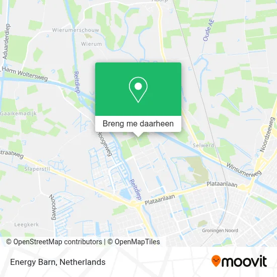 Energy Barn kaart