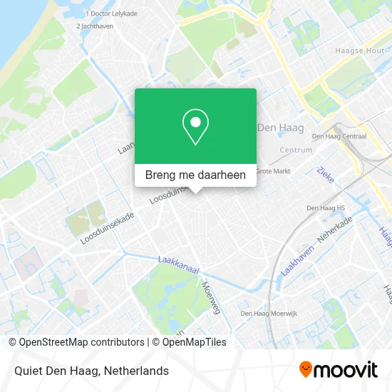 Quiet Den Haag kaart