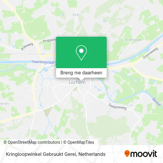 Kringloopwinkel Gebruukt Gerei kaart