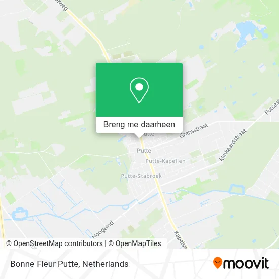 Bonne Fleur Putte kaart