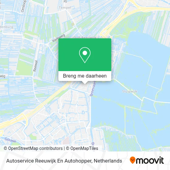 Autoservice Reeuwijk En Autohopper kaart