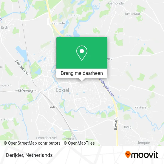 Derijder kaart