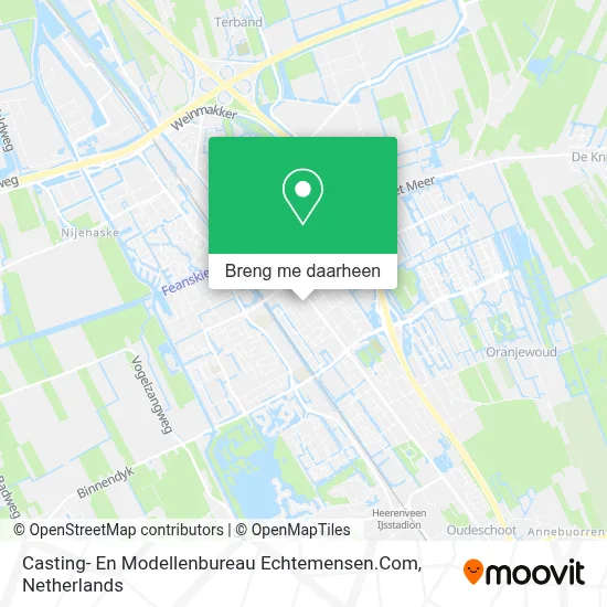 Casting- En Modellenbureau Echtemensen.Com kaart