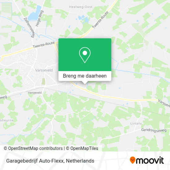 Garagebedrijf Auto-Flexx kaart
