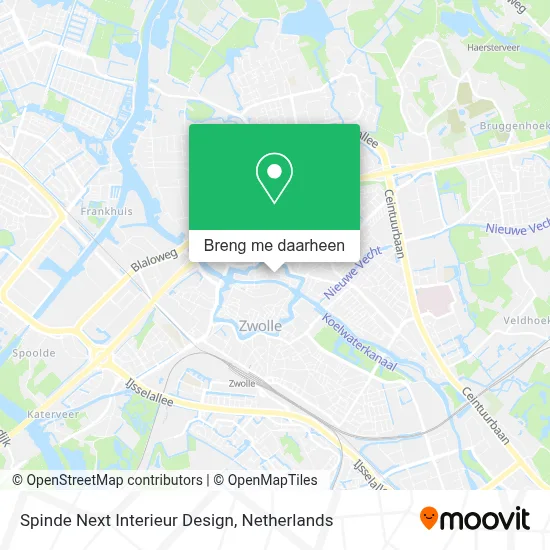 Spinde Next Interieur Design kaart