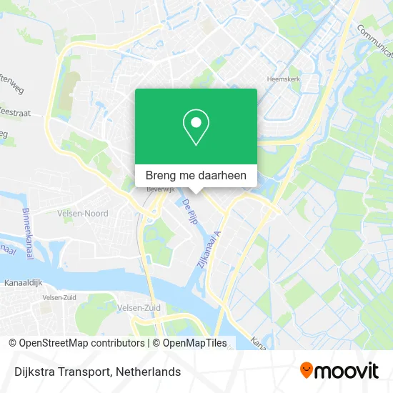 Dijkstra Transport kaart