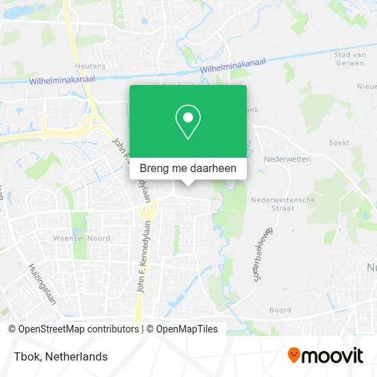 Tbok kaart
