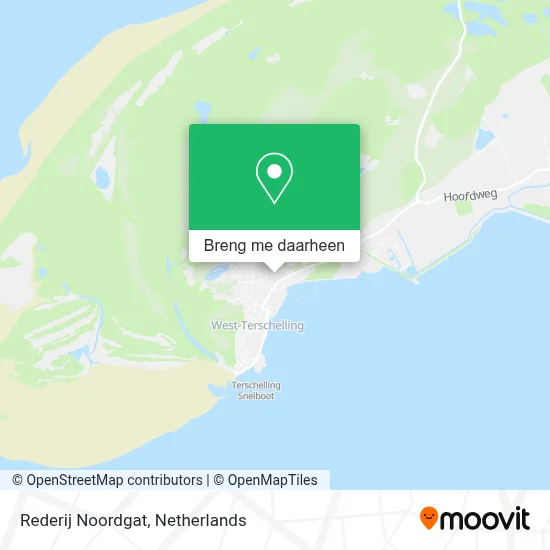 Rederij Noordgat kaart