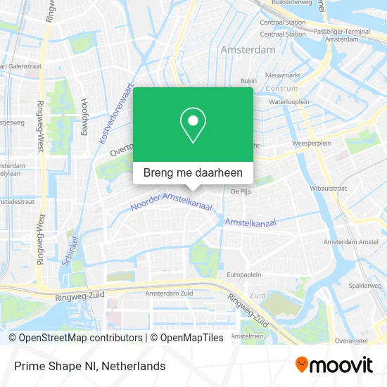 Prime Shape Nl kaart