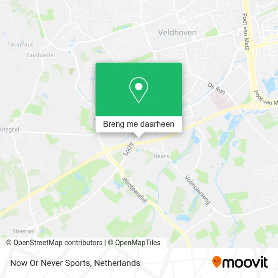 Now Or Never Sports kaart