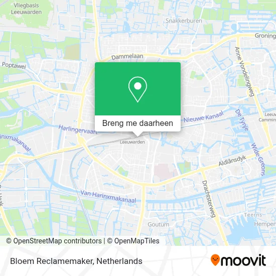 Bloem Reclamemaker kaart