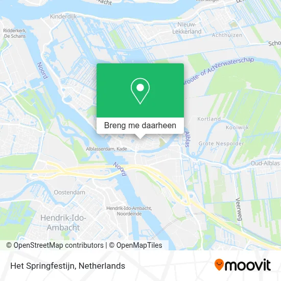 Het Springfestijn kaart