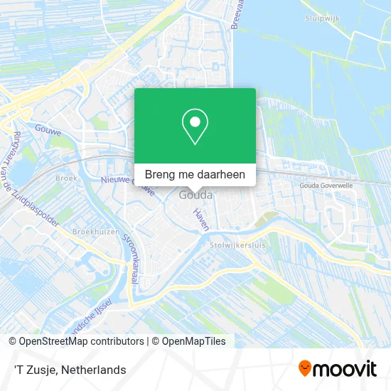 'T Zusje kaart