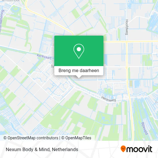 Nexum Body & Mind kaart