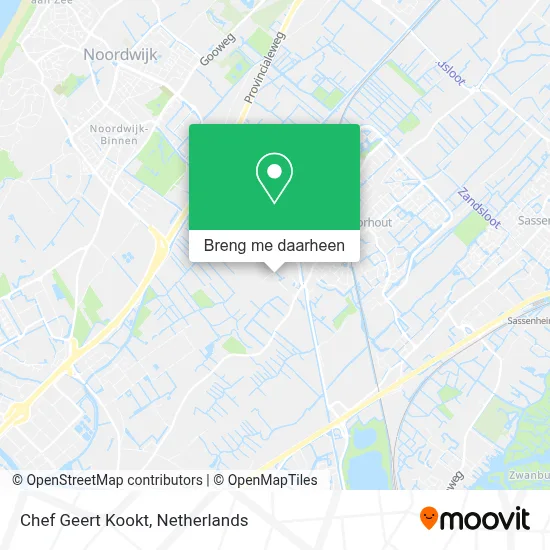 Chef Geert Kookt kaart