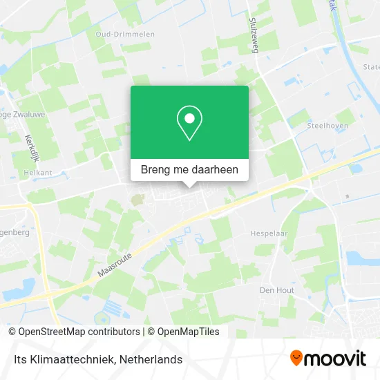 Its Klimaattechniek kaart