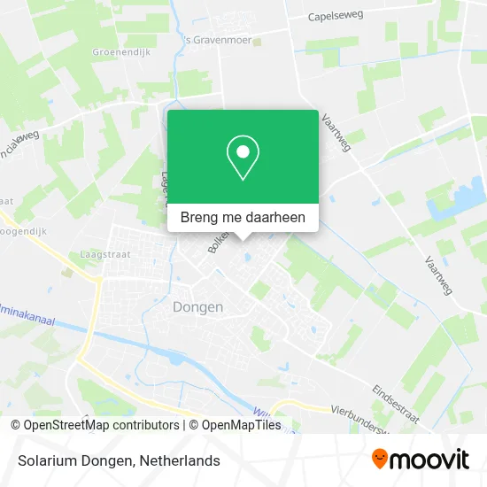 Solarium Dongen kaart