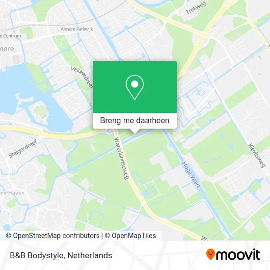 B&B Bodystyle kaart