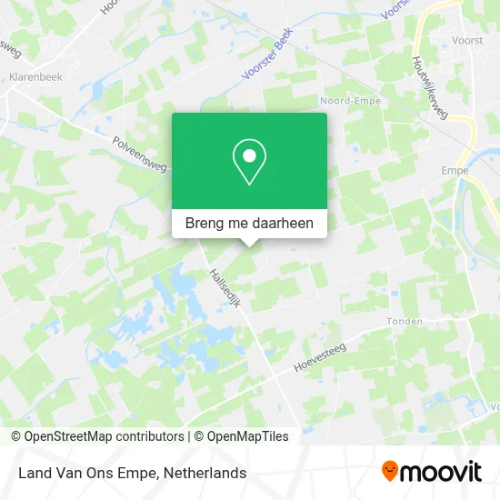 Land Van Ons Empe kaart
