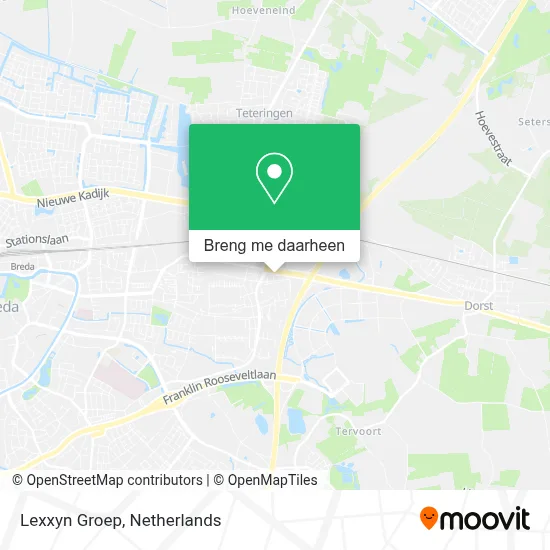 Lexxyn Groep kaart