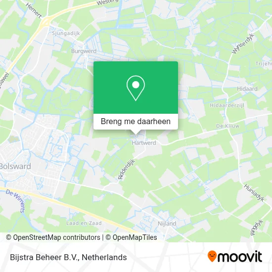 Bijstra Beheer B.V. kaart
