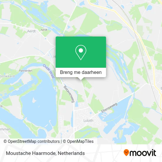 Moustache Haarmode kaart